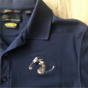 Greg Norman Mickey Mouse Collection Navy Polo Shirt